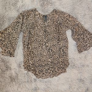 Speckled Patterned Blouse